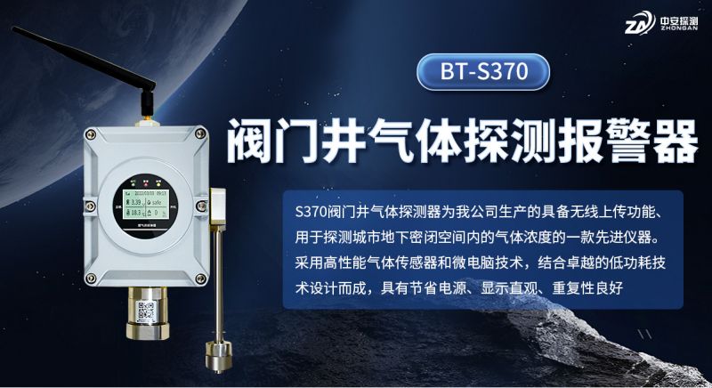 中安探測S370氣體檢測報警儀：以可靠技術守護城市安全