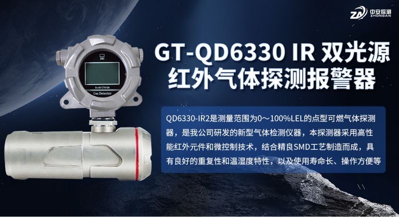 中安探測GT-QD6330：扎實技術根基，鑄就氣體探測行業實力